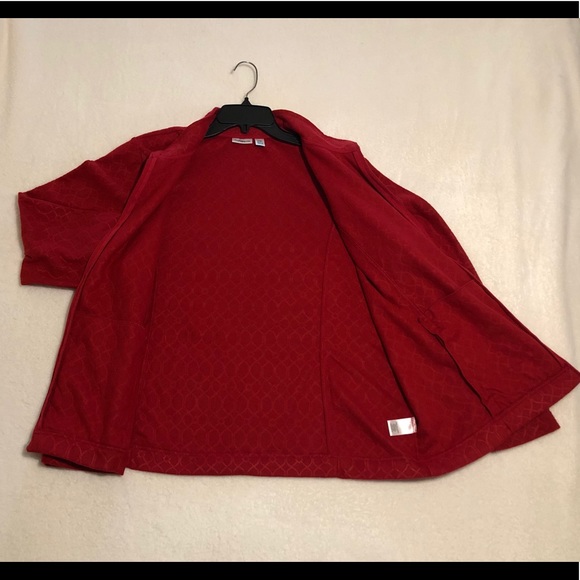 Croft&Barrow XXL Red Jacket super soft fall ready - Picture 5 of 9